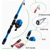 1.8-Meter Telescopic Fishing Rod for Beginners Slow Action Outdoor Equipment for Teenagers Gear for Carp Bass Target Species