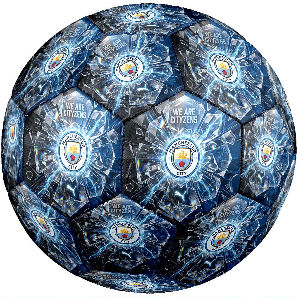 Piłka nożna z motywem Manchester City Rozmiar 5 Miękka w dotyku Piłka nożna Profesjonalna piłka treningowa do sportów na świeżym powietrzu