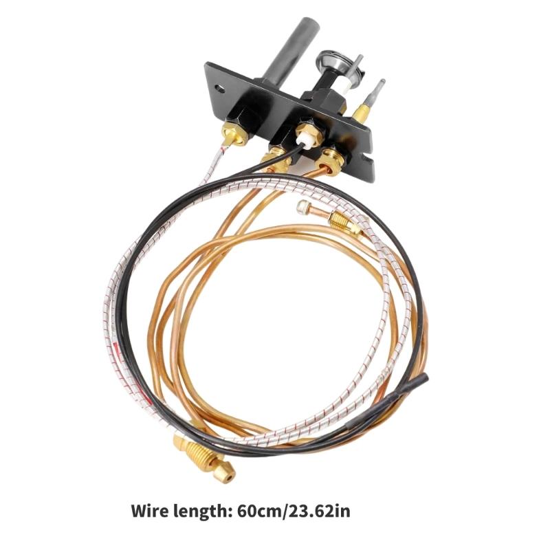 Fireplaces Pilots Light Ignition Kits 10002265 Gas Pilots Assembly Include Pilots Tube, Thermocouple and Ignitor Wire