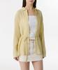 Woman Women'S Oversized Sheer Crinkle Shirt [Butter]