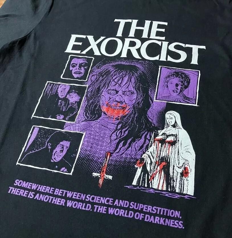 The Exorcist Shirt, The Exorcist Horror Movie Black T-shirt Unisex S-5XL Unisex T-Shirt S