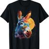 Esel Liebhaber Wildtiermotiv Esel Tier Grafik T-Shirt(7)