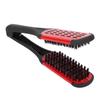 Bristle Double Sided Brush Clamp Multifunctional Hair Brush Straightener Styling Tool for Women Men