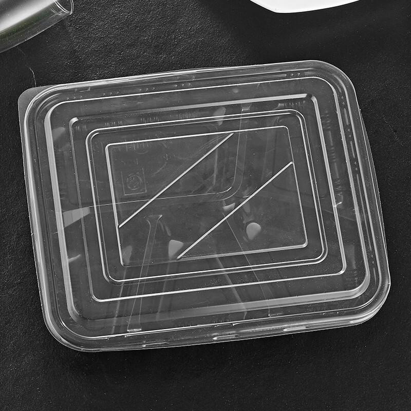 Baichufang 5-Compartment Disposable Plastic Food Containers