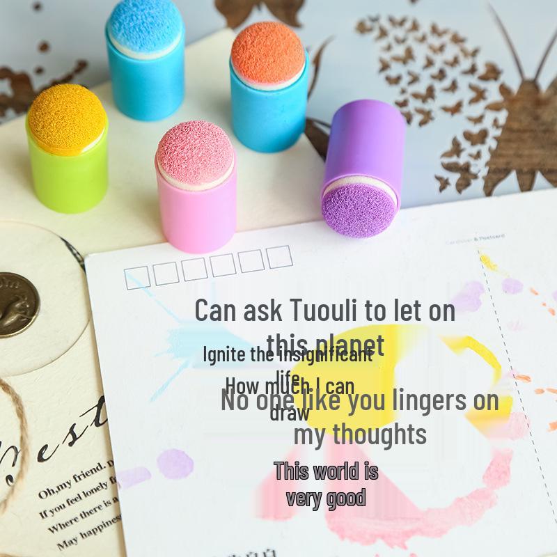 Children's Finger Painting Sponge & Drawing Tools Set