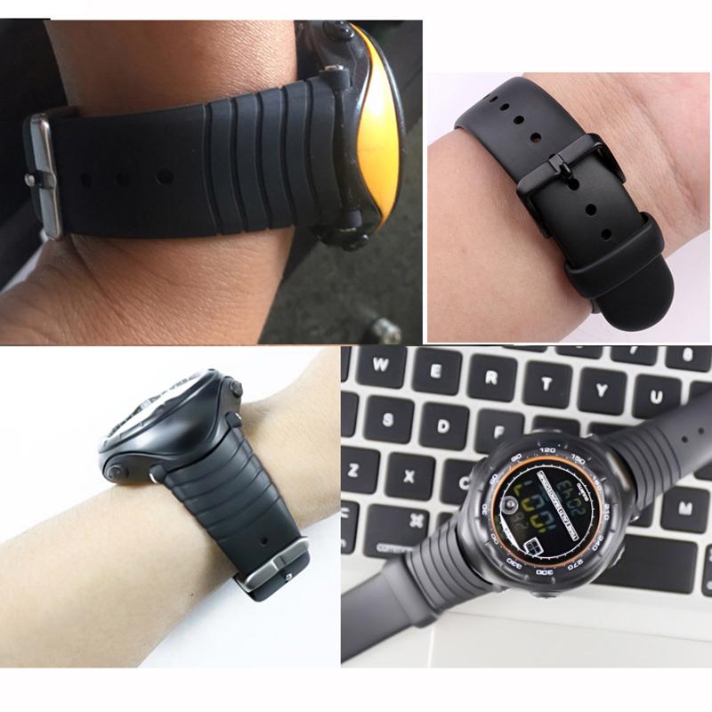 Pro Suunto Vector Volný Nástavec SÉRIE VECTOR Gumový Silikonový Řemínek k Hodinkám Pánský Dámský Náhradní Řemínek Stolní Náramek Pásek k Hodinkám