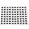 100PCS Pack Fishing Lure Eye 9mm 3D Realistic Fishing Eyes for Making Fishing BaitSilver
