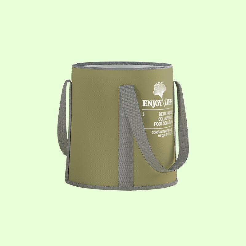 "Portable Folding Foot Bath Basin for Adults - Insulated and Over-Knee Design"