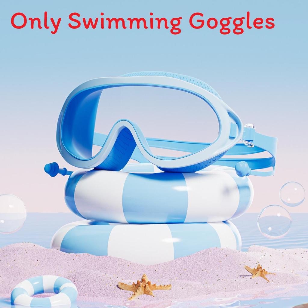 Childrens Waterproof Antifog Pc Swim Goggles For Kids Pool Swimming Practice