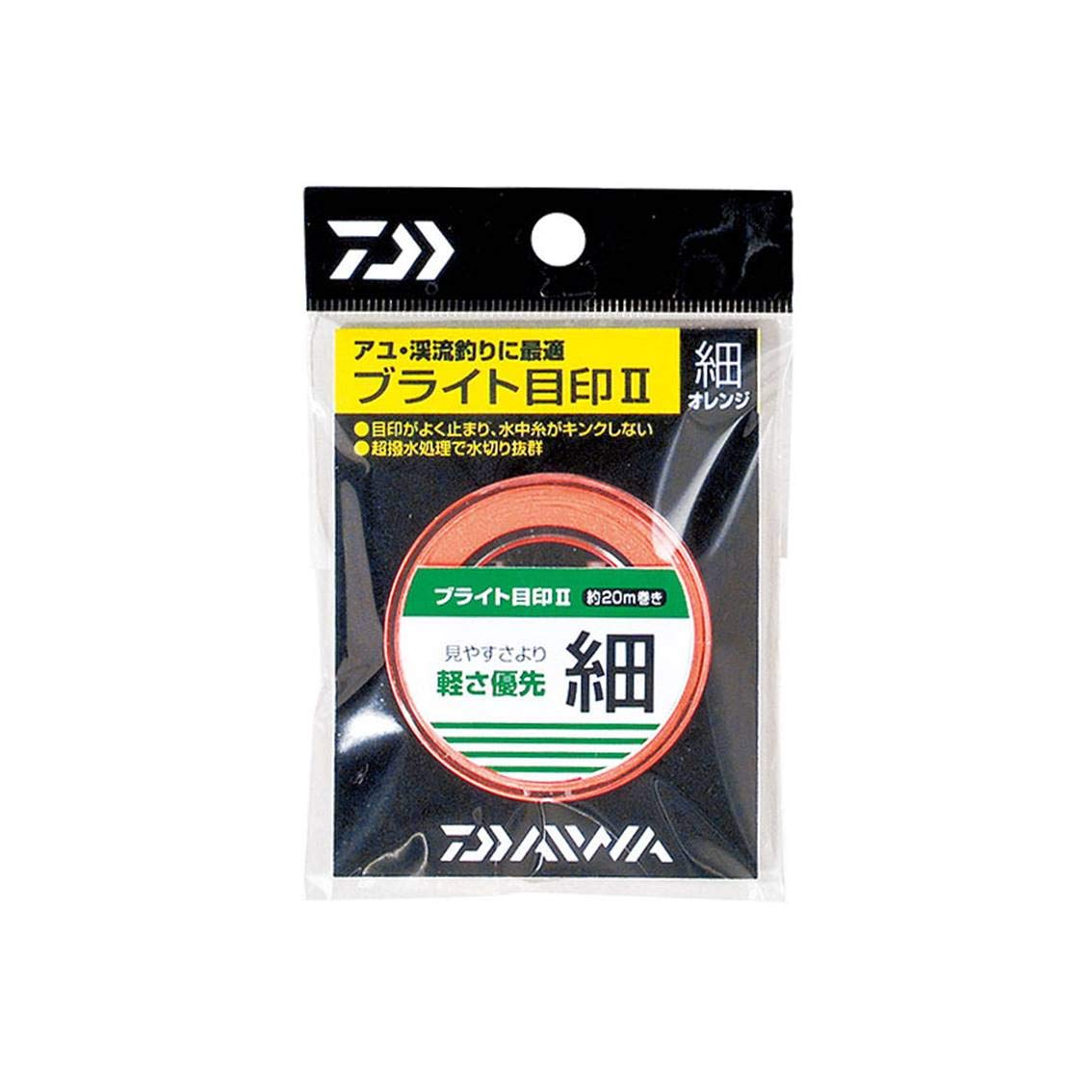 

Daiwa Bright Marker 2 Float for Mountain Streams, Thin, Orange, 889995