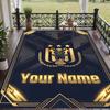 Custom Text Printed Rug Anderlecht FC Non Slip Floor Carpet For Home Room Decor