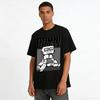 Funny Malfunctioning Robot Print Casual Short Sleeve T-Shirt Pure cotton T-shirt