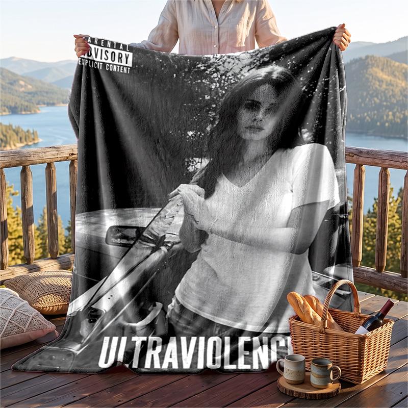 Warme Flanelldecke, Lana Del Rey Leichte Gemütliche Decke für Bett Sofa und Täglichen Gebrauch