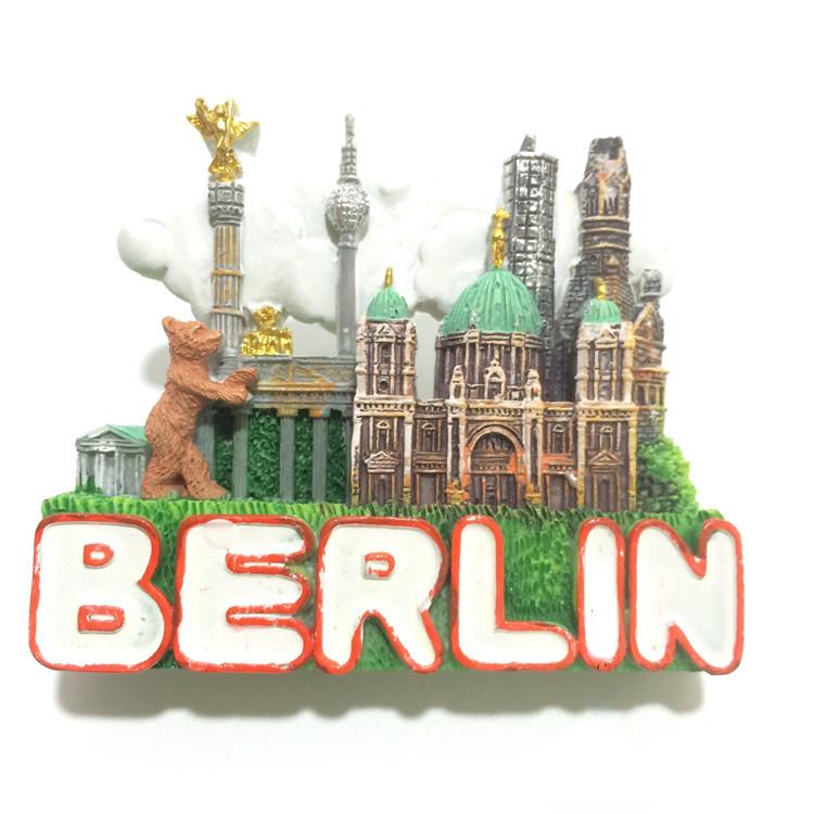 

Germany Travelling Souvenirs Fridge Magnets Berlin Landmarks Souvenirs Magnetic Stickers for Message Board Home Decor
