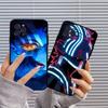 Popular Anime Akaza D-Demon S-Slayer Black Soft Phone Case For IPhone 16 15 14 13 11 12 17 Pro Max Mini Plus