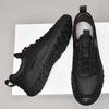 Non-Slip Men Hiking Shoes Outdoor Mens Trail Running Shoes Outdoor Sneakers Breathable Leather Trainers Lace-Up Walking Footwear