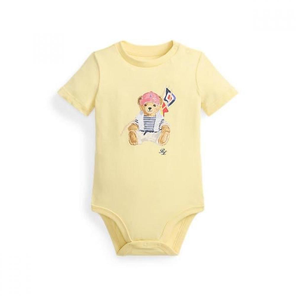 Polo Ralph Lauren Baby Boy Polo Bear Cotton Jersey Bodysuit Cwpoopci1m20176700 9M