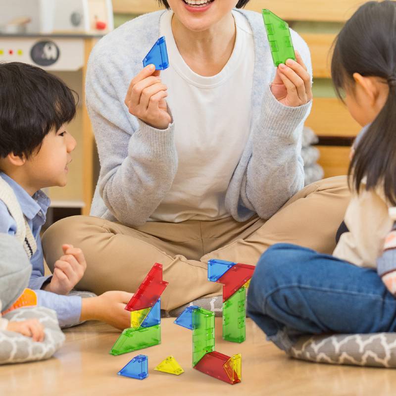 Iq Puzzle Toy With Geometric Plastic Blocks For Children Learning And Development