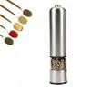 Stainless Steel Electric Salt and Pepper Mill Set Automatic Herb Spice Grinder Adjustable Coarseness Gifts Kitchen Gadget