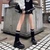 Black Leg Warmers Gothic Lolita Knit Long Socks Stylish Accessories  for Women
