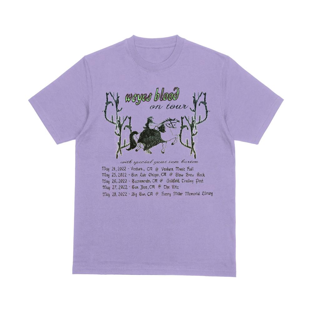Weyes Blood on Tour 2025 Gift For Fan All Size S5XL Violet Tshirt L