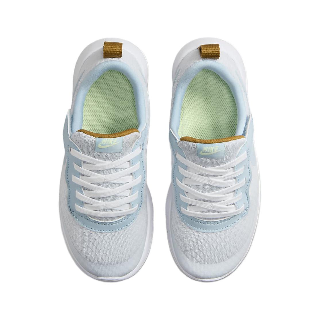 Nike Tanjun EasyOn PS Football Grey Light Armory Blue Детские кроссовки Barely-Volt — фото 4