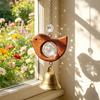 Wooden Wind Bells Reflective Sun Catcher Creative Hanging Ornament  Home
