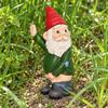 Resin Urinating Gnome Statue Garden Crafts Dwarf Sculpture White Bearded Old Man Sculpture