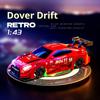 In Stock 1/43 Alloy Drift Car D43 Four-Wheel Drive Drift Car Desktop Series, Fully Proportional Including Gyroscope