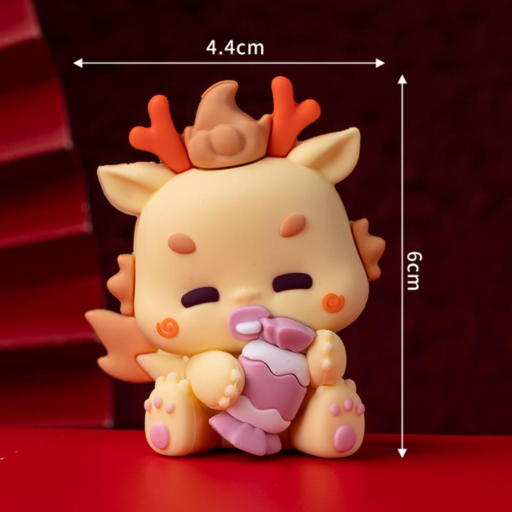

2024 Dragon Year Micro Landscape Ornaments Miniature Mini Resin Craft Golden Dragon Figurine Home 6