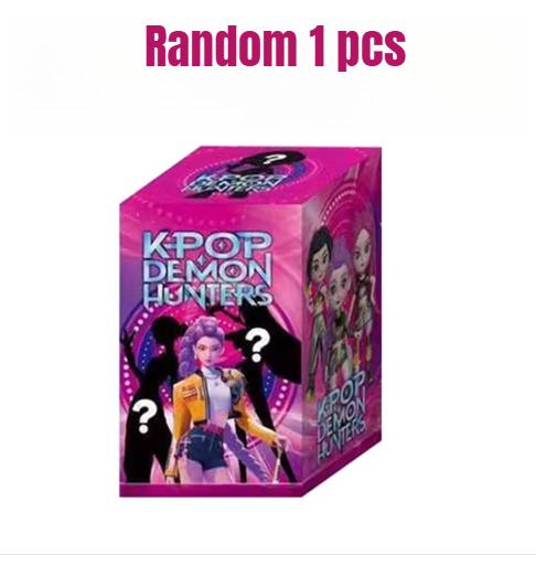 6 pieces/set Anime Kpop Demon Hunt blind box series Figure Figurine Toy Desk Statues Ornament Halloween/Christmas Kid Gifts
