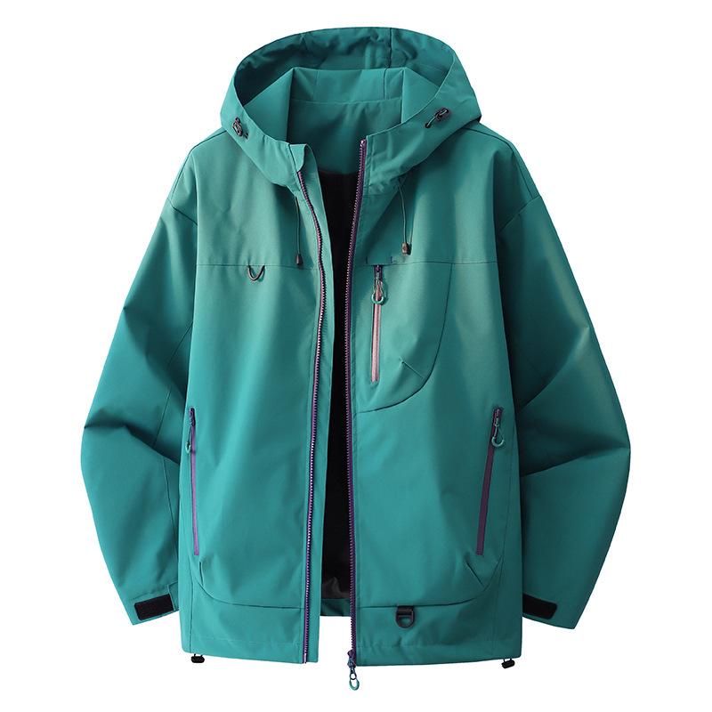 Hooded Jacket Spring and Autumn Men's and Women's Work Jacket Top