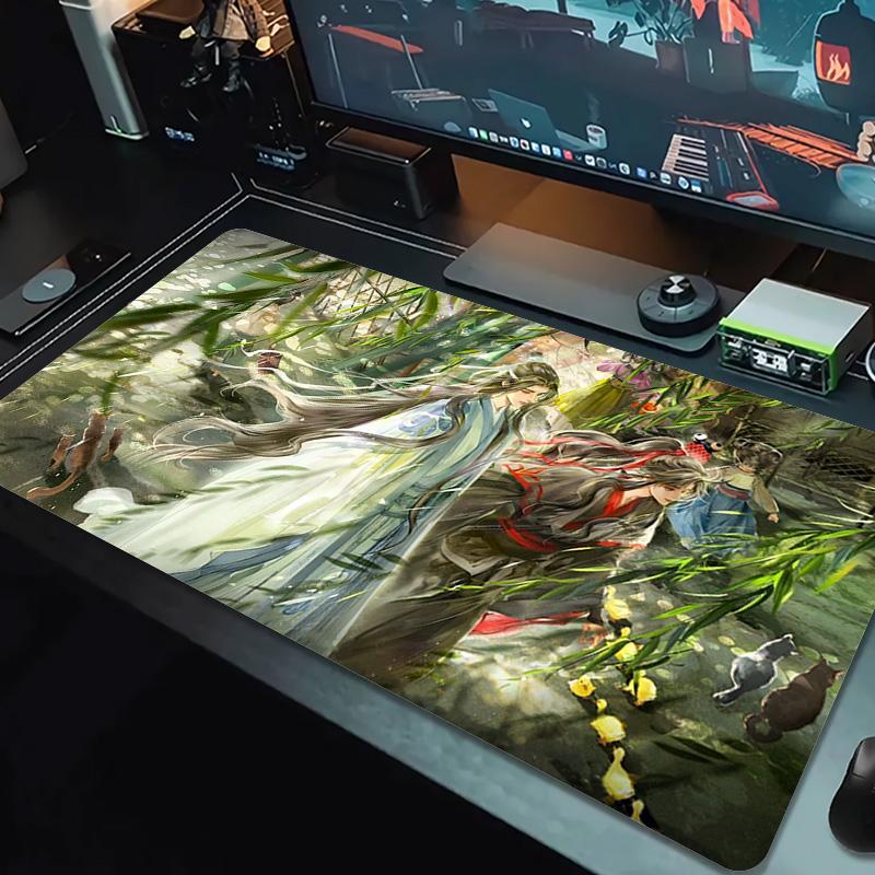 WangXian Color Mouse Pad Large Gaming Table Cushion Non-slip Laptop Tablet Big Mousepad XXL Mat Mini PC Playmat With Lock edge