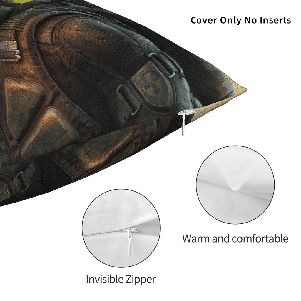 Stalker 2 Heart Of Chernobyl S.T.A.L.K.E.R. Pillowcase Printed Cushion Cover Decoration Pillow Case Cover Home 45X45Cm