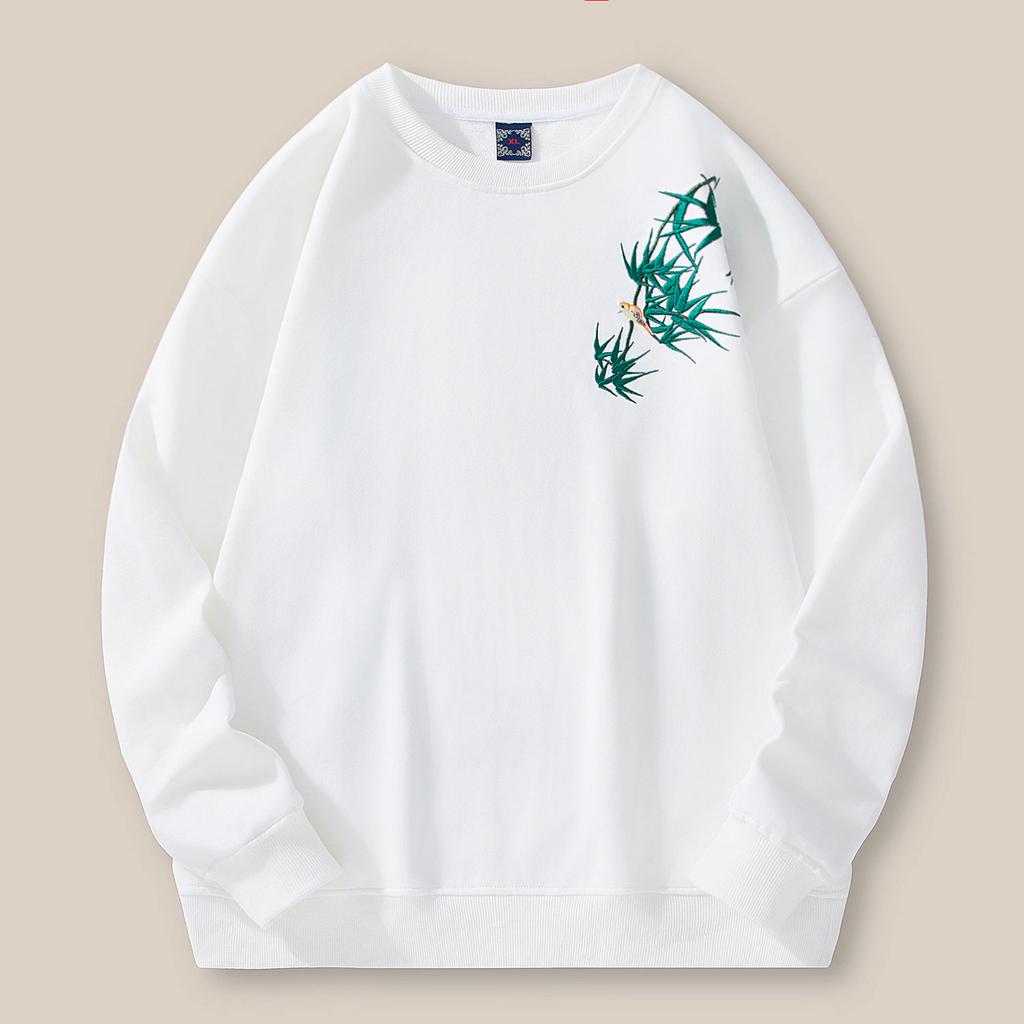 Autumn Winter Men's Round Neck Sweatshirt China-Chic Loose Large Size Fashion Long Sleeve Hoodies Women Top