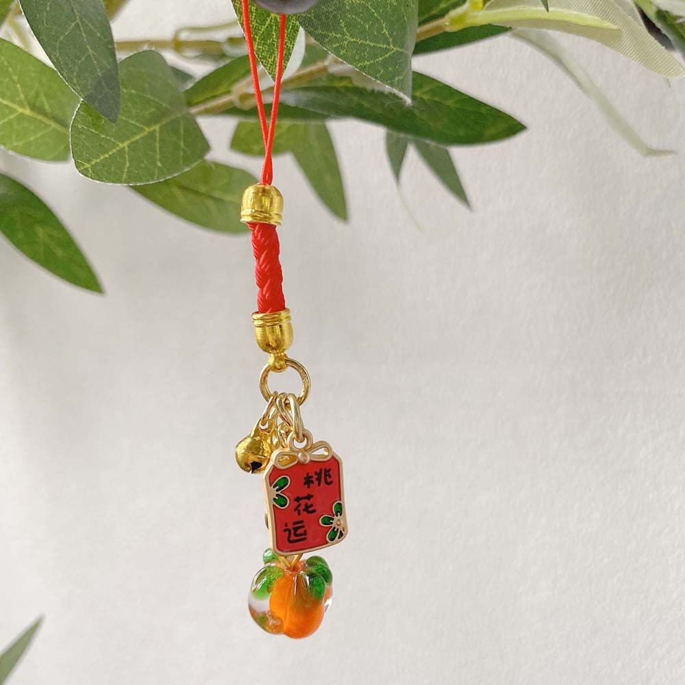 

Wealth Charm Cell Phone Lanyard Persimmon Phone Charm Mobile Phone Strap Mobile Phone Lanyard C