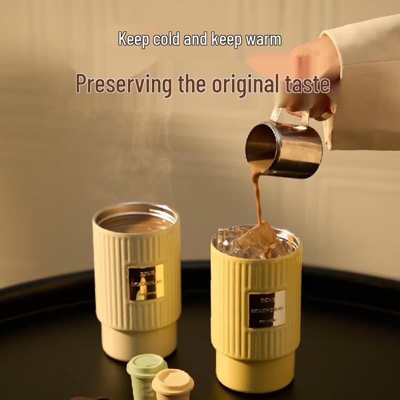 HOLOHOLO Roman 500ml Insulated Coffee Tumbler with Straw
