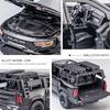 Dodge Hennessey Mammoth 1000 TRX Off-Road Pickup Truck Simulation Diecast & Toy Vehicles Sounds & Light Pull Back Car 1:32 Alloy Model