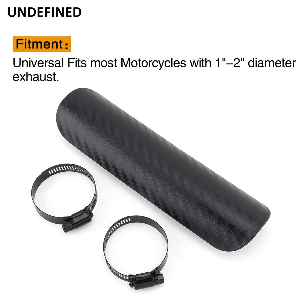 Motorcycle Exhaust Muffler Carbon Fiber Protector Escape Heat Shield Cover Guard Anti-scalding For KAWASAKI Z900 Pit Dirt Bike