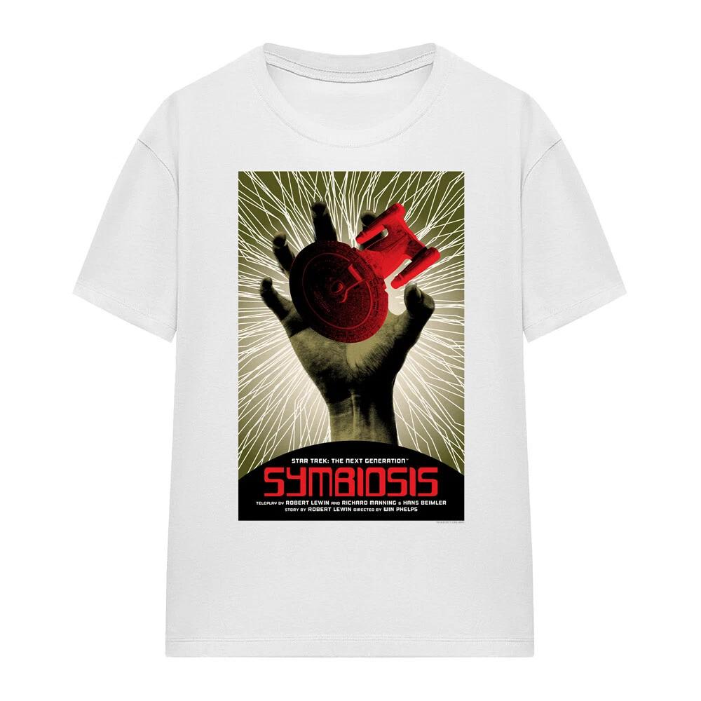 Star Trek TNG Season 1 Episode 22 Ladies T-Shirt S-2XL, White 4XL