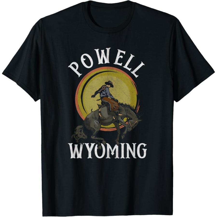 Винтажная футболка Powell Wyoming XXXXXL чёрный