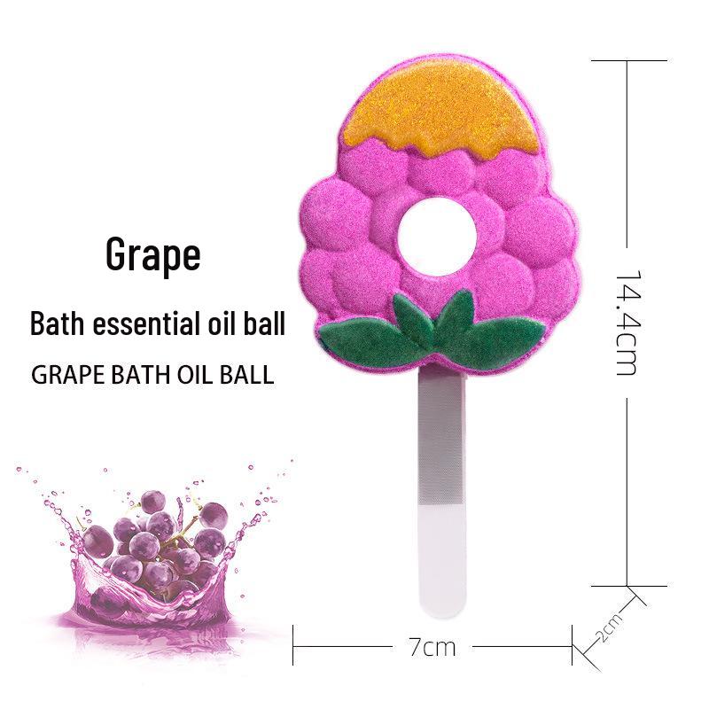 Fruit Essential Oil Bubble Bath Bomb for Kids - Multi-Bubble Bath Ball