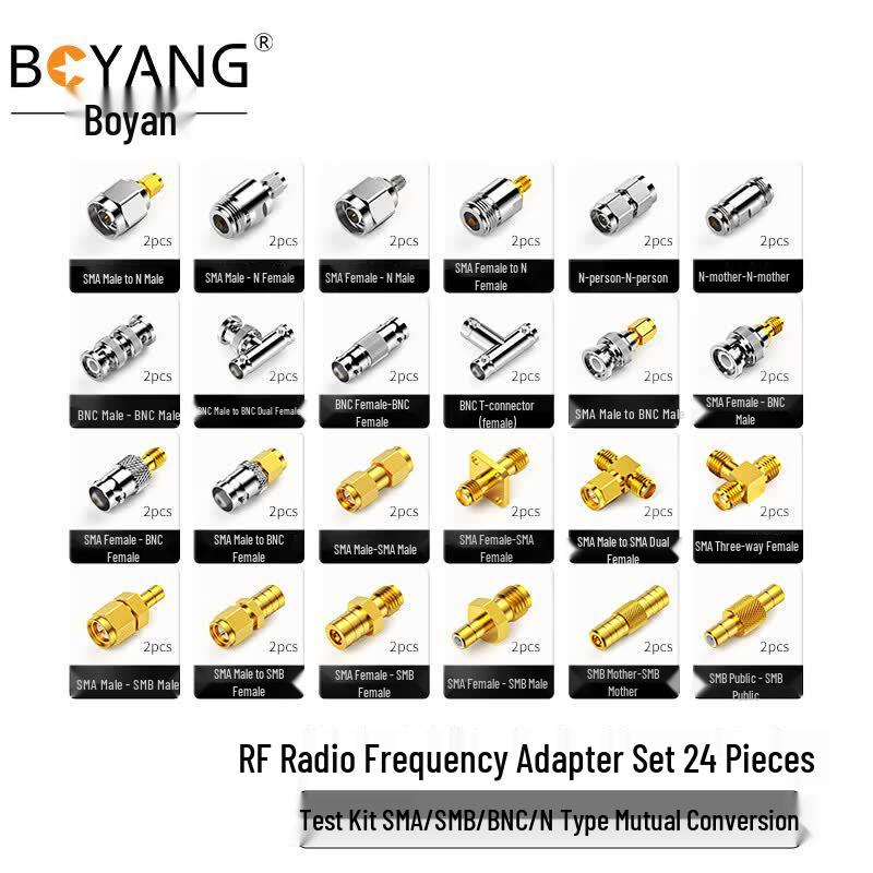 BOYANG 50 Ohm RF Coaxial Adapters