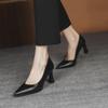 Mode High Heels 2025 neu schwarz professionelle Arbeitsschuhe Flugbegleiterin formelle Kleidung Etikette High Heels Damenschuhe