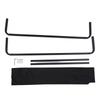 Elevated Dog Bed Breathable Mesh Portable Detachable 132.3lb Load Capacity Outdoor Raised Dog Bed for Outdoor Camping