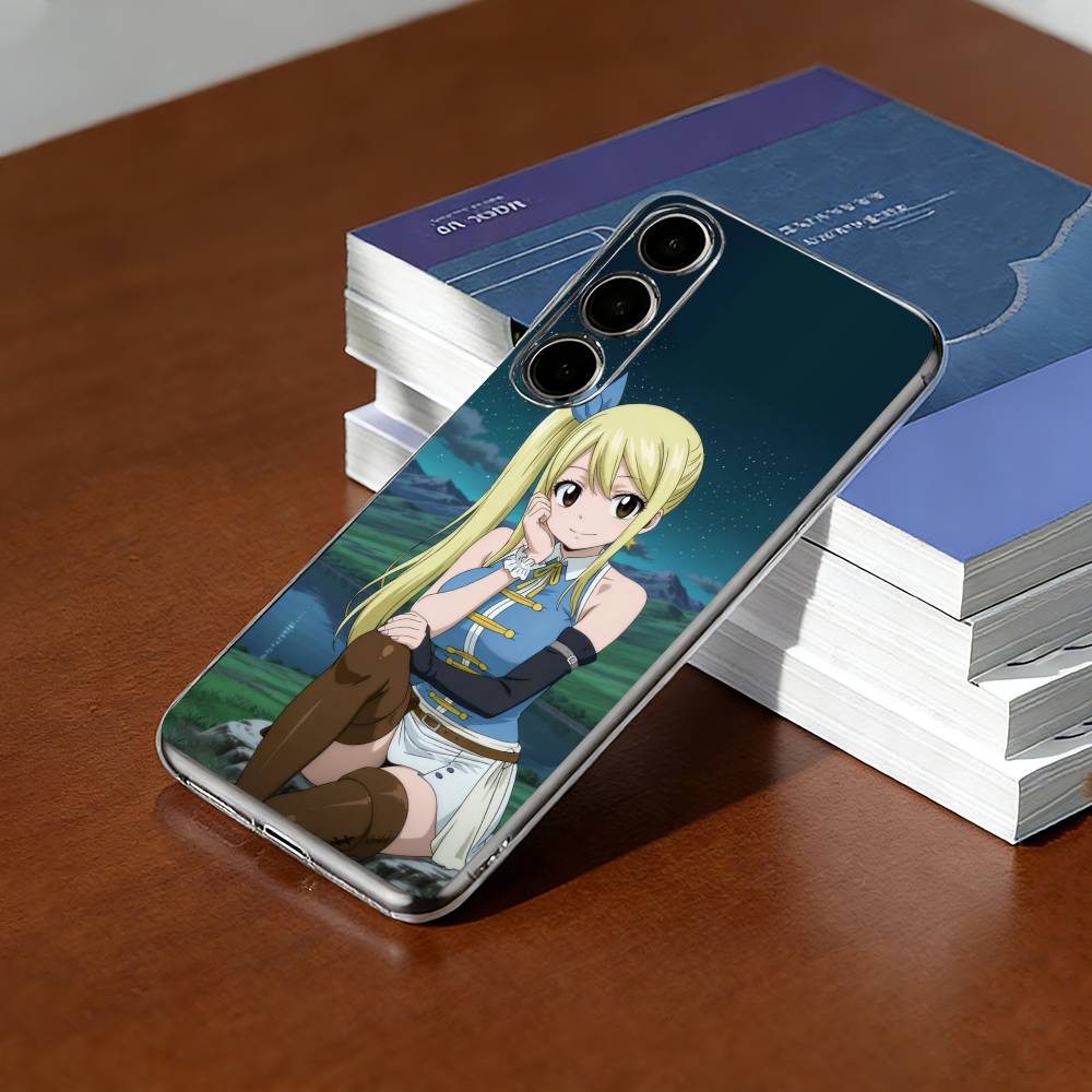 Anime Fairy Tail L-Lucy Phone Case Transparent Silicone Soft For SamsungA10,12,20,21S,30,31,40,50,51,52,70,71 Samsung a52 a52S