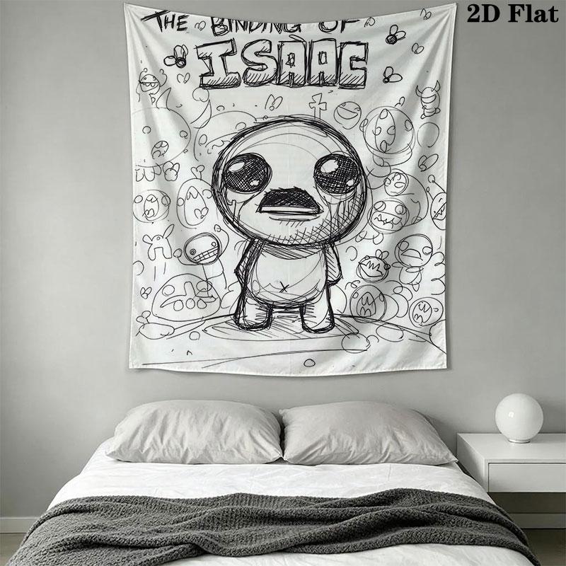 Horror Cartoon Wall Hanging Printed Fabric Blanket Decorative Tapestries for Bedroom Living Room Home Decor