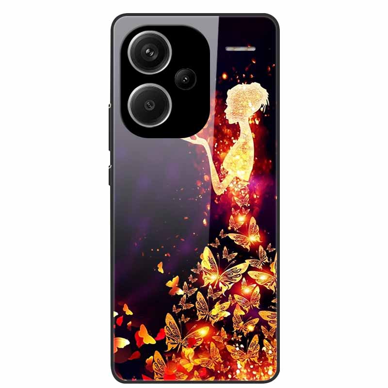 

For Xiaomi Redmi Note 13 Pro Plus 5G Case Lovely Tempered Glass Hard Phone Cases for Redmi Note13 Pro Plus 5G Back Covers Coques Note 13 Pro Plus 5G