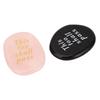 2pcs Pink Crystal Pocket Palm Stone Engraved Pattern Worry Stone  For Mindfulness
