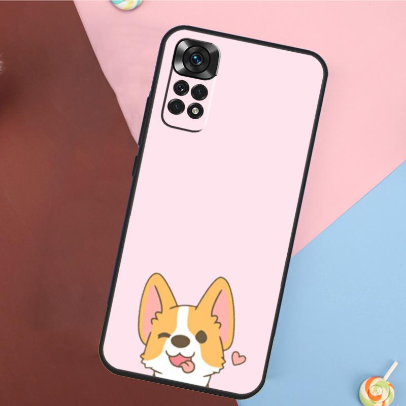 Cartoon Welsh Shiba Corgi Dog Cover For Xiaomi Redmi Note 14 13 12 9 10 11 Pro 9S 10S 11S 12S Redmi 14C 10C 12C 13C Case